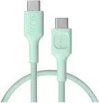 Green Cell PowerStream USB-C to USB-C kaabel 100W Mint Green 0.3m