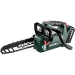 METABO MS 18 LTX BL 25 (601595900) SET Juhtmeta kettsaag (roheline/must, Li-Ion aku 4.0Ah 18V)