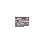 Silicon Power CreatePro CR30M 128 GB microSDXC m&auml;lukaart SD-adapteriga, UHS-I U3, V30, A2, klass 10, kuni 160 MB/s lugemine