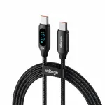 USB-C to USB-C kaabel Voltage PowerDisplay 100W PD 1m Must