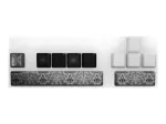 PIXMINDS Lexip Black Flag Resynced Tattoo klahvikomplekt mehaanilisele klaviatuurile
