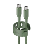 PanzerGlass Racing 60W USB-C to USB-C kaabel 1,2 m roheline