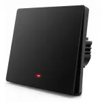 Qoltec 52722 nutikas Wi-Fi valgustusl&uuml;liti, 1 kanal, puutepaneel, taimer, Tuya/Smart Life, must