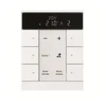 BUSCH-JAEGER ruumitemperatuuri kontroller SBR/U6.0.11-84, 6-kordne juhtimine, KNX 2CKA006330A0003