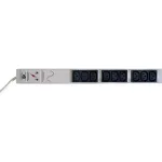 Liebernetz 9-pesa C13 rack PDU liigpingekaitse ja EMI/RFI filtriga, helehall 90LNSDL9C13NF