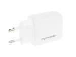 MOVANO GaN 30W USB-C PD + USB-A laadija (valge)