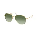 Tory Burch Naiste TY6114-33438E Nelinurksed P&auml;ikeseprillid, Tume Havana Raam, Pruunid Gradient L&auml;&auml;tsed, 60mm