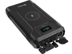 Sandberg Survivor Powerbank 7in1 76800, 76800 mAh, liitiumioon (Li-Ion), juhtmevaba laadimine, 3,6 V, must