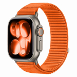 Tech-Protect Nylonloop Apple Watch 8 / 9 / 10 / 11 / 12 / SE / Ultra 44/45/46/49 mm kellarihm, oranž