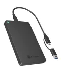 ICY BOX IB-201T-CU31 SSD-korpus Must 2,5-tolline