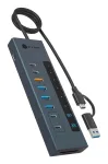 ICY BOX 11-in-1 USB USB-C hub koos kaardilugeja ja PD-ga
