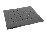 Riiuli riiul LANBERG AK-1003-B &mdash; 1U 19-tolline riiul, 465&times;500&times;22 mm, 120 kg kandev&otilde;ime, must