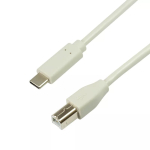 LogiLink CU0160 USB 2.0 USB-C &ndash; USB-B kaabel, 1 m, hall