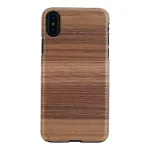 Man and wood telefoni&uuml;mbris iPhone X/XS, Strato Must, kaitsev k&otilde;va kest