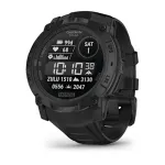 Garmin Instinct 3 Solar Tactical Edition 50 mm nutikell, must, silikoonrihm
