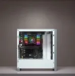 Corsair iCUE 4000X RGB Midi Tower Valge