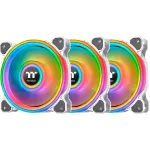 Thermaltake Riing Quad 12 RGB radiaatoriventilaator TT Premium Edition CL-F100-PL12SW-A, 120 mm, 3 tk koos kontrolleriga, valge