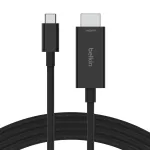 USB USB-C HDMI-kaabel Belkin AVC012bt2MBK 2m Must