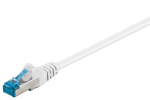 Goobay 93667 CAT 6a S/FTP (PiMF) &uuml;henduskaabel, LSZH, vask, 0,5 m, valge