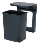 Brabantia 395246 sisseehitatav pr&uuml;gikast, 10 L, must
