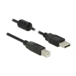 DeLOCK 84896 USB-kaabel USB 2.0 1,5 m USB A USB B Must