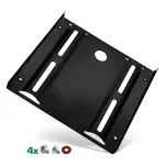 InLine HDD/SSD kinnitusraam, 2,5-tolliselt 3,5-tollisele, kruvidega, must