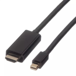Mini DisplayPort kaabel ROLINE Mini DP-UHDTV M/M 1 m