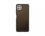 Samsung EF-QA226TBEGEU kaas Soft Clear Cover Galaxy A22 5G jaoks, must