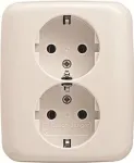 BUSCH JAEGER BJ 202 EUJ-214 202 EUJ-214 SCHUKO topeltpistikupesa