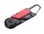 Key carabin TROIKA KTL26-RD Must Punane