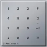 Elektrikal&uuml;liti tarvik Gira 260565, alumiiniumviimistlus, IP44 kaitse
