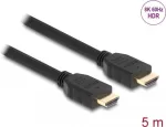 DeLOCK High Speed HDMI kaabel 48 Gbps 8K 60 Hz must 5 m