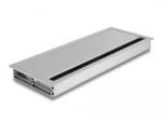 Kaabliava DELOCK 66864 lauale, h&otilde;bedane, 120&times;300&times;28 mm