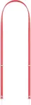 Apple Crossbody Strap MHYX4ZM/A &otilde;larihm, Bright Guava, taaskasutatud PET, pikkus 1,08&ndash;2,08 m, roosa