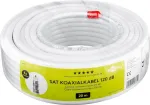 Wentronic 49761 koaksiaalkaabel valge