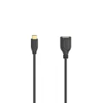 Hama Flexi-&otilde;huke USB-kaabel USB 2.0 0,15 m USB C USB A Must