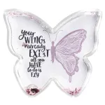 Hama Butterfly &uuml;ksik pildiraam roosa, l&auml;bipaistev