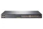 HPE - Aruba Series - Switch - 2540 24G PoE+ 4SFP+ - Hallatav - 24 x 10/100/1000 (PoE+) + 4 x 10 Gigabit Ethernet / 1 Gigabit Ethernet SFP+ - Lauaarvutile, raami paigaldatav, seinale kinnitatav