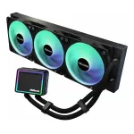 Protsessorijahuti ASRock Challenger 360 Digital ARGB Must &mdash; 360mm vedelik AIO, ARGB valgustus, radiaatorile kinnitatud ventilaatorid