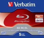 Verbatim BD-RE DL 50GB 2 x 5 Pack Jewel Case 5 tk