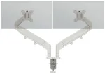 Leitz Ergo ruumis&auml;&auml;stlik kahe monitori k&auml;si, klamber/l&auml;biviigukinnitus, 18 kg, 43,2 cm (17 tolli), 81,3 cm (32 tolli), 100 x 100 mm, hall