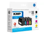 Kassetikomplekt KMP C2P42AE HP 932XL + 933XL must ja v&auml;rviline
