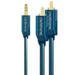 MP3 adapterkaabel (3,5 mm helipistik / 2 RCA-pistikut) &ndash; 5,0 m, lisaks adapter MP3-m&auml;ngijatele, iPodidele ja nutitelefonidele