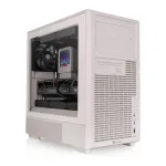 Thermaltake Retro 260 TG Beige &mdash; Micro-ATX PC korpus, karastatud klaas, 2x 120mm ventilaatorit, USB-C, 280mm radiaator / 370mm GPU tugi
