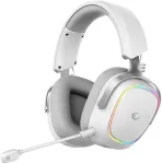 Rampage RETSU Wireless Over-Ear Headset BT 2.4G RGB White