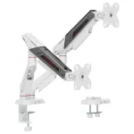 Equip Dual Monitor Desk Mount 17-35 inch 180&deg; Gaming 12kg Black/White