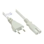 GoodConnections Euro toitekaabel Europistik Type C (sirge) &ndash; C7/Euro 8 pistikupesa (sirge), hall, 0,75 mm&sup2;, 5 m, Good Connections&reg; (P0370-GR050)