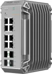Reyee 12-Port Industrial Switch, 8x Gigabit, 4x SFP, kuni 80&deg;C (RG-NIS3100-8GT4SFP-HP)