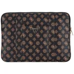 Guess Sleeve 14 Peony PocketTriangle Laptop Sleeve Black