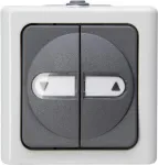 Heinrich Kopp 560956012 Pindpaigaldatav &uuml;mberl&uuml;liti IP44 Must/Valge Termoplast